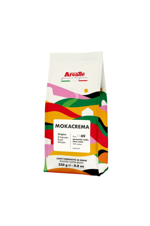 Włoska kawa ziarnista Arcaffe Mokacrema 250g 100% arabica espresso