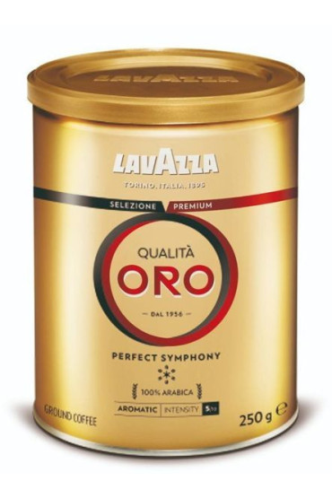 Lavazza Qualita Oro Kawa mielona włoska 250g 100% Arabica puszka