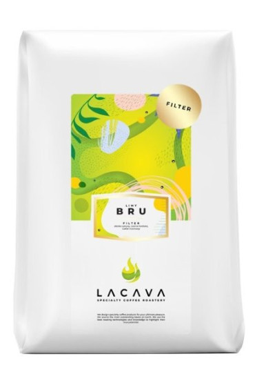 Kawa ziarnista LaCava Limy BRU 1kg cytrusowa 100 % arabika z Etiopii