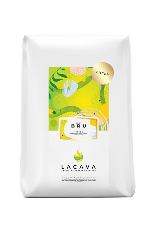 Kawa ziarnista LaCava Limy BRU 1kg cytrusowa 100 % arabika z Etiopii