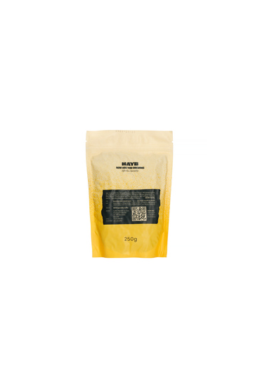 Kawa ziarnista HAYB Yellow Espresso Blend 250g pobudza ciało i zmysły.