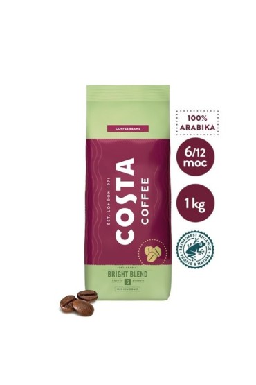 KAWA ZIARNISTA COSTA COFFEE BRIGHT BLEND 1KG 100% arabika