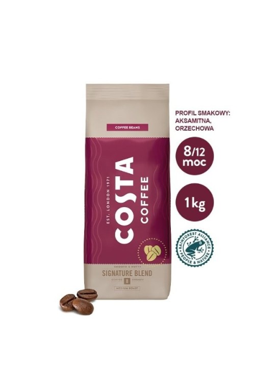 KAWA ZIARNISTA COSTA COFFEE SIGNATURE BLEND 8 1 KG arabika i robusta